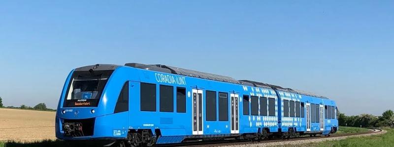 Ett vätgasdrivet Coradia iLint-tåg från Alstom, samma modell som testades i Groningen innan regionen övergav vätgasplanerna. Foto: Alstom