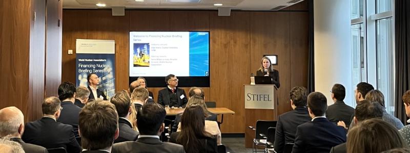 Deltagarna i London framhöll därför behovet av mer harmoniserade licensprocesser mellan länder och tydligare politiska signaler som minskar investeringsrisken.  Foto: World Nuclear Association