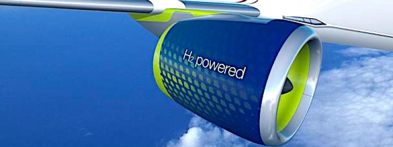 Inom civilflyget kan vätgas först användas för korta och medellånga rutter, där bränslebehoven är mindre. Foto: Airbus