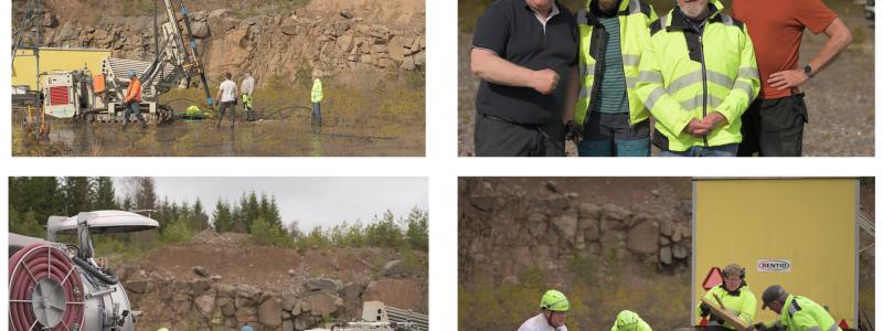 Bilder från Hydrocs testplats i Hjärtlanda, Småland. Pressbild: GU Ventures AB