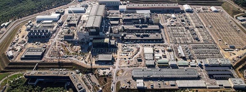 ITER i september 2023. Foto: ITER project