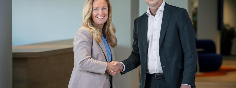 Karin Eriksson och Joachim Nordin. Foto: OKQ8