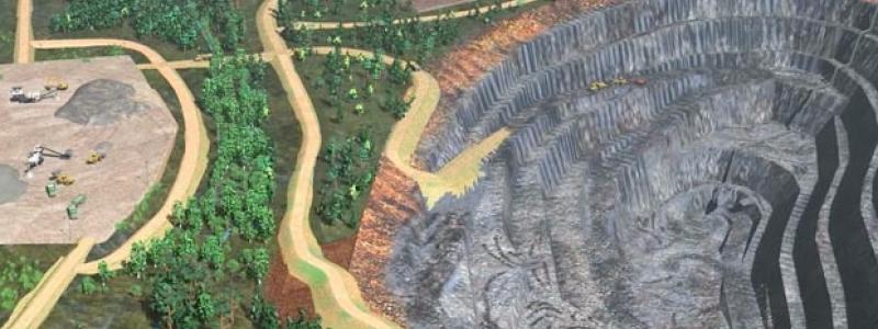 Litiumfyndigheten i Kaustby har varit känd sedan 1960-talet, men det är först under de senaste åren som projektet bedömts vara kommersiellt genomförbart. Foto: Keliber