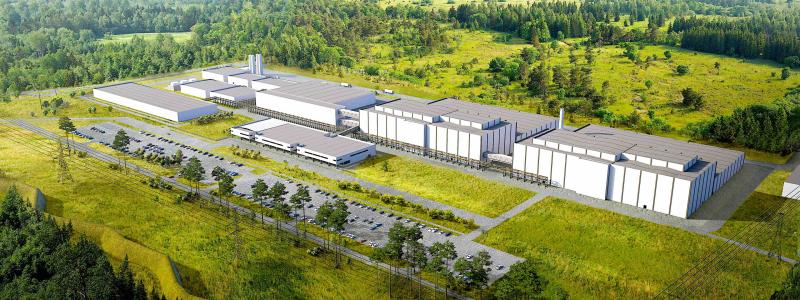 Fabriken blir den första i Finland som producerar NMC-baserat katodaktivt material. Målet är att möta efterfrågan från europeiska batterifabriker. Foto: Easpring Finland New Materials Oy
