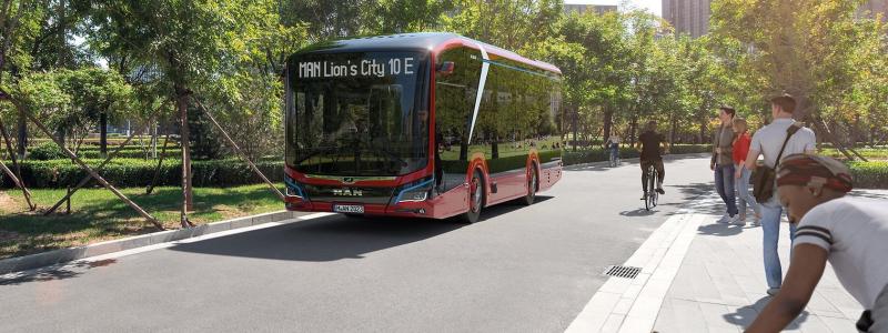 MAN Lion's City-bussar som drivs av biodiesel, fördelas mellan 12-metersbussar och ledbussar i klass 1 och 2. Foto: MAN-buses