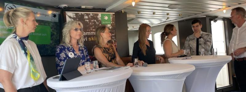Sofie E Munteanu, Kim Blomster, Lina Håkansdotter Palm, Kristina Östman, Hanna Rydhed, Daniel Vencu Öhrlund Castro, Lars Engsund Bra Miljöval, Naturskyddsföreningen Pressbild: Bra Miljöval