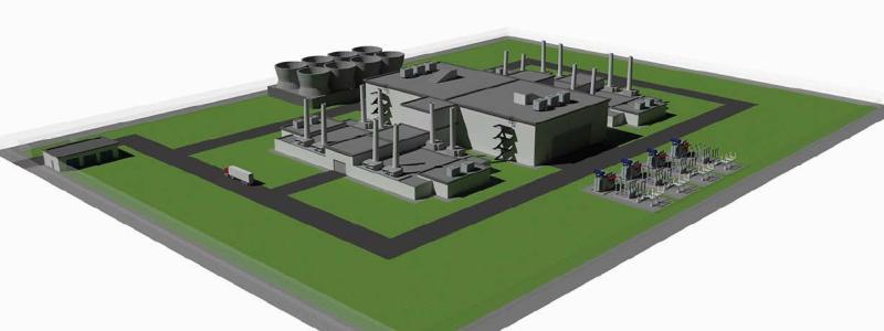 SMR-anläggningen SEALER-55 beräknas få en effekt på upp till 55 MW. Foto: Blykalla