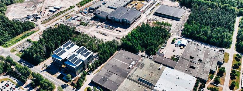 Northvolt Labs, Europas största forsknings- och utvecklingsanläggning för batterier. Belägen i Västerås, Sverige. Pressbild: Lyten