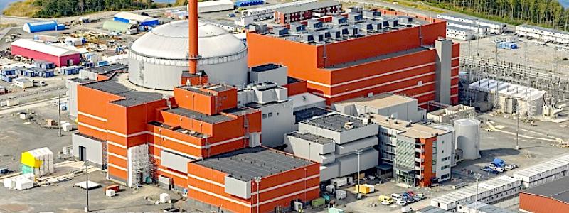 Kärnkraftverket Olkiluoto 3 i västra Finland. Foto: TVO