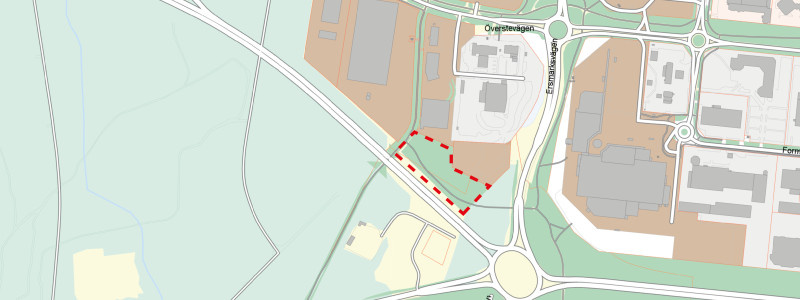 Orienteringskarta. Pressbild: Umeå kommun