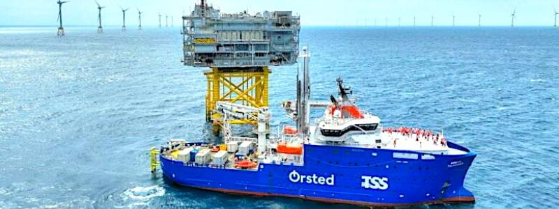 Ørsteds maritima service. Foto: Ørsted