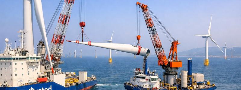 Efter att turbinerna nu är på plats har projektet gått in i driftsättningsfasen. Arbetet omfattar bland annat tester av elsystem, idrifttagning av turbinerna och slutförande av återstående sjökablar. Först därefter kan anläggningen tas i full kommersiell drift. 
Illustration: AI-genererad bild. Ej ett fotografi.
Upphovsrätt © Conventus