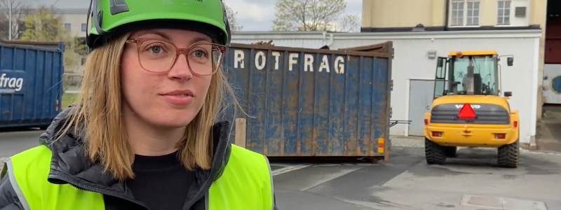 – De nya pannorna gör det också möjligt för oss att använda mer miljövänliga oljor i produktionen, vilket är ett viktigt steg för att minska vår klimatpåverkan, säger Rebecka Finnström. Pressbild: Jönköping Energi