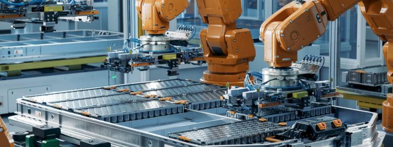 Batteritillverkning hos Rockwell Automation. Foto: Rockwell Automation