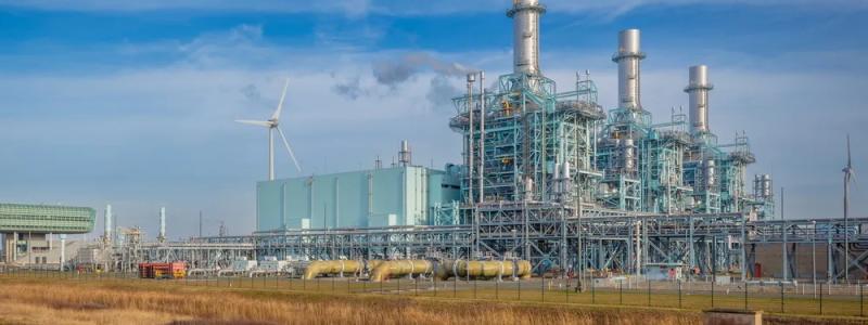 RWEs gaseldade kraftverksområde Magnum i Eemshaven, Nederländerna.
Foto: RWE