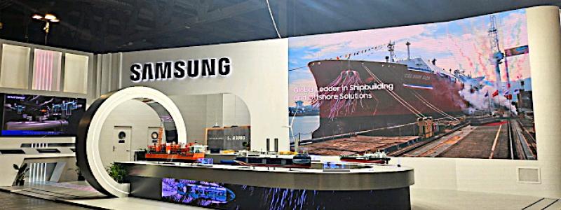 Samsung meddelade certifieringen vid mässan Gastech 2025 i Milano. Foto: Samsung Heavy Industries