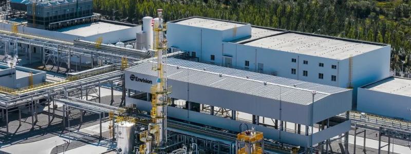 Ett flygfoto över Chifengs anläggning för grön vätgas och ammoniak
Foto: Envision Energy