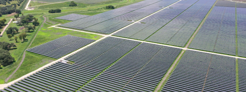Copperton Phase 2 Solar kommer att generera 25 MW energi från 71 000 högpresterande solpaneler. Foto: Arkivbild/Bechtel