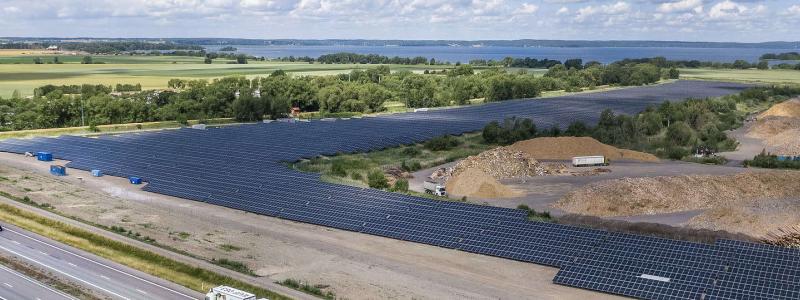 Ekens solcellspark. Ett tidigare av Alights solenergiprojekt. Foto: Alight