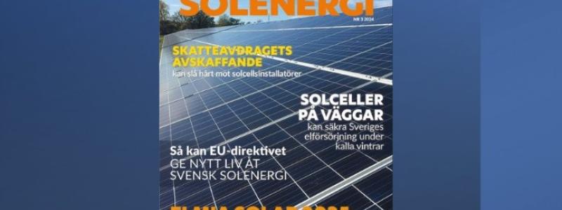 Regionens infrastruktur för förnybar energi kommer att kopplas till Vattenfalls nät. Foto: Nyab