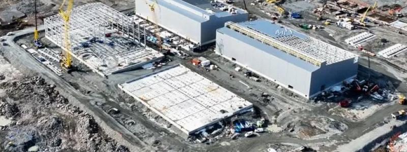 Här uppstår Stegras vätgasanläggning i Boden. Foto: Stegra