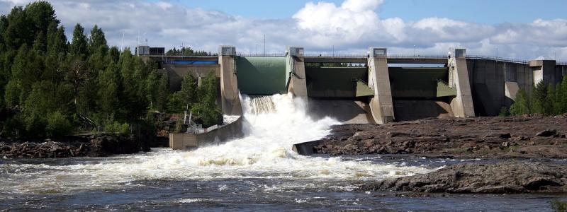 Storskalig vattenkraft: Stornorrfors: 599,4 MW. Bild: Tage Olsin, CC BY-SA 2.0