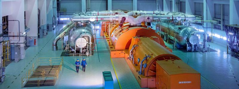Sloveniens kärnkraftsindustri spelar en viktig roll i landets energiproduktion. Krško kärnkraftverk, som är landets enda reaktor, bidrar med en betydande del av elektriciteten. Foto: GEN energija