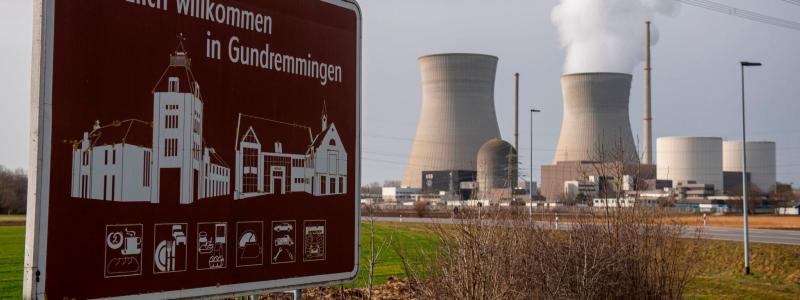 Illustration av det planerade fusionskraftverket Stellaris samt den tidigare kärnkraftverksplatsen i Gundremmingen. Bild: Proxima Fusion