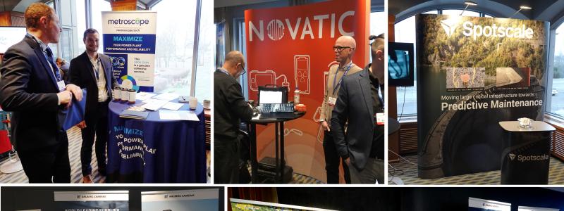 Utställningssalarna var fulla av intressanta leverantörer från hela Europa, som Emerson, Framatome, Metroscope, Novatic, Spotside, Ahlberg Cameras och Aesseal. Man kunde få se inspektionskameror, olika filter, ventiler och lagermetaller. Väldigt mycket handlade om preventivet underhåll och inspektionsmöjligheter. Foto: Jörgen Städje