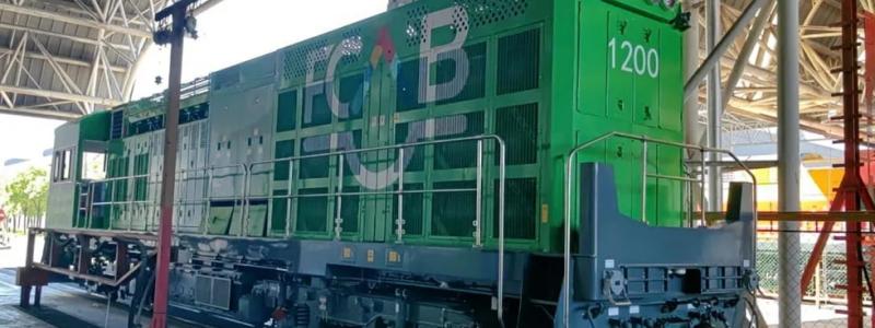 FCAB är också i processen att etablera produktionsanläggningar för grön vätgas för att försörja lokomotivet. Foto: FCAB