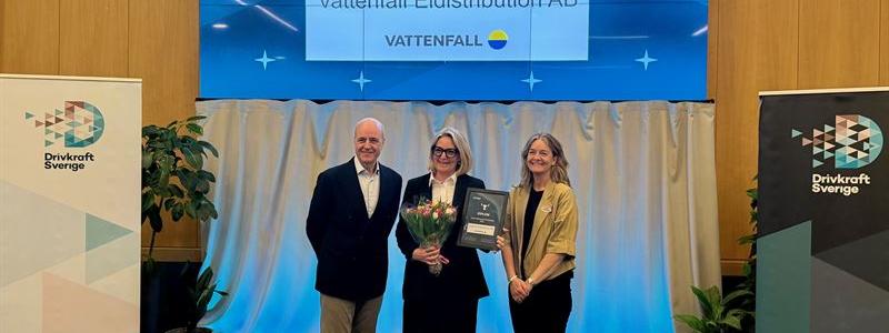 Årets effektivaste elnätsbolag 2026. Pressbidl: Vattenfall