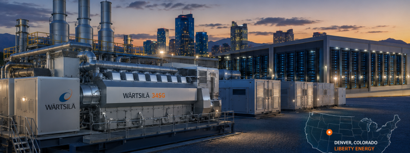 Den finländska teknikkoncernen Wärtsilä har fått en order värd 292 miljoner euro, motsvarande cirka 3,3 miljarder kronor, för att leverera motorer till ett kraftverk. Illustration. AI-genererad bild. Ej foto. Copyright: Conventus