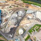 Anläggningsarbeten vid SHS:s Power4Steel-projekt i Völklingen, där ny fossilfri stålproduktion byggs upp. Foto: SMS Group.