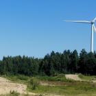 Vindkraftverken i Villmanstrand, nära ryska gränsen, testas som plattformar för radar och sensorer inom EU:s planerade drönarförsvar längs östgränsen. Foto: Wikipedia Commons Lic. Kredit: Intomies