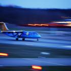Eftersom det inte är möjligt för piloter som använder sig av utrustning för mörkerseende att se ljuset från LED-baserade flyghinderljus har Transportstyrelsen valt att ställa skärpta krav på att flyghinderljus baserade på LED-teknik utöver synligt ljus också ska utstråla infrarött ljus inom ett våglängdsområde som är synligt med utrustning för mörkerseende. Foto: Transportstyrelsen/Jacob Sjöman