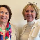 Helena landshövding och ordförande i Dalarnas Energi-, klimat- och innovationsråd och Birgitta regionråd och ordförande i Dalarnas Energi-, klimat- och innovationsråd. Pressbild: Länsstyrelsen i Dalarnas län