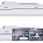 Konceptbild av ett flytande kärnkraftverk utrustat med två SMART100-reaktorer. Bild:
Samsung Heavy Industries