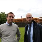 Ministerbesök hos Rundvirke Poles. Pressbild: Rundvirkes Poles