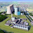 Planerat gaskraftverk i den tyska energigiganten RWEs nya koncept – de planerade enheterna ska fungera som reservkapacitet i ett energisystem baserat på förnybara källor. Bild: RWE