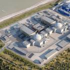 Kärnkraftsreaktorerna Sizewell B och C i Suffolk. Foto: EDF Energy.