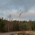 Ett av de vindkraftverk i Mungseröd som nu monterats ned för återvinning Foto: Tekniska verken