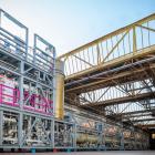 Thyssenkrupp Nuceras standardiserade elektrolysmodul Scalum på 20 megawatt. Foto: Maoz Eliakim / Thyssenkrupp Nucera.