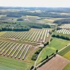 Solpark Massbach i Bayern, Tyskland. Foto: EnBW Energie Baden-Württemberg AG.