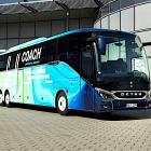 Med H2 Coach markerar Daimler Buses att även långfärdssegmentet är på väg mot elektrifiering. Foto: Daimler Buses