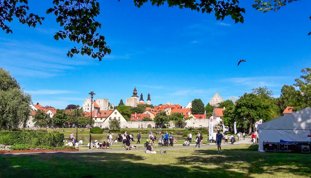 
Almedalen. Foto: Region Gotland