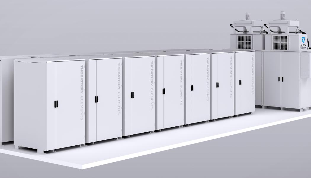 Borlänge Energi har köpt 28 batterier med en kapacitet på 372,7 kWh vardera, från Contemporary Amperex Technology Co. Limited, ett kinesiskt företag. Bilden är ett exempel.