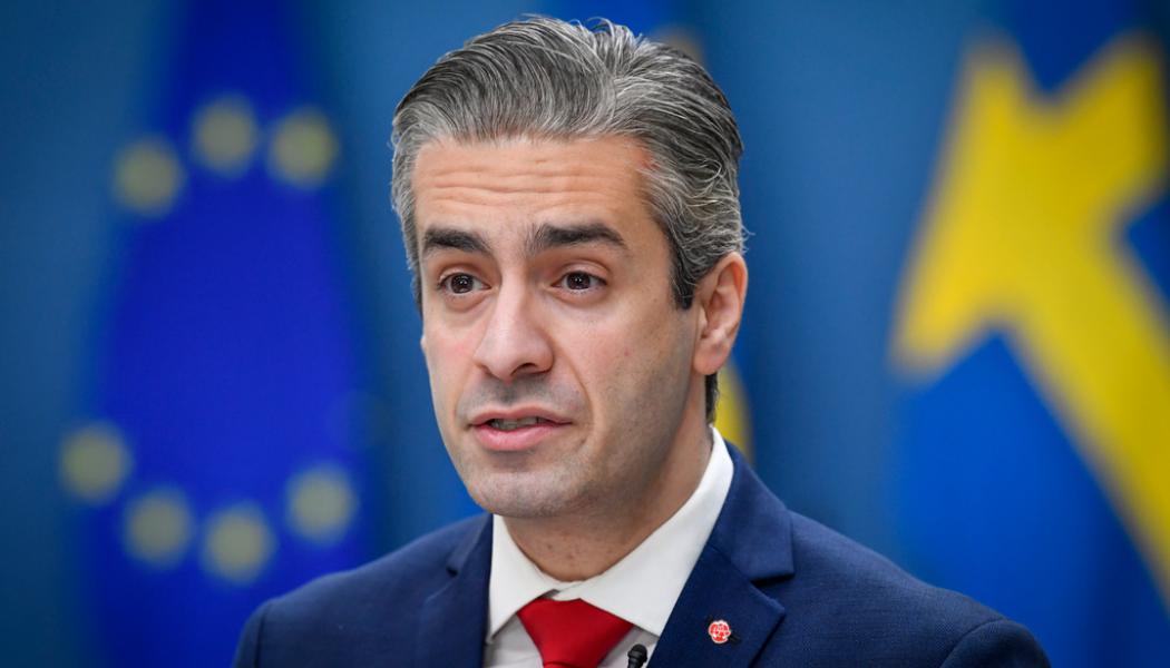 Jessica Gow/TT: Energiminister Khashayar Farmanbar (S). Arkivbild.