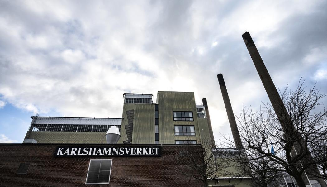 Johan Nilsson/TT: Det oljeeldade Karlshamnsverket i drift. Arkivbild.