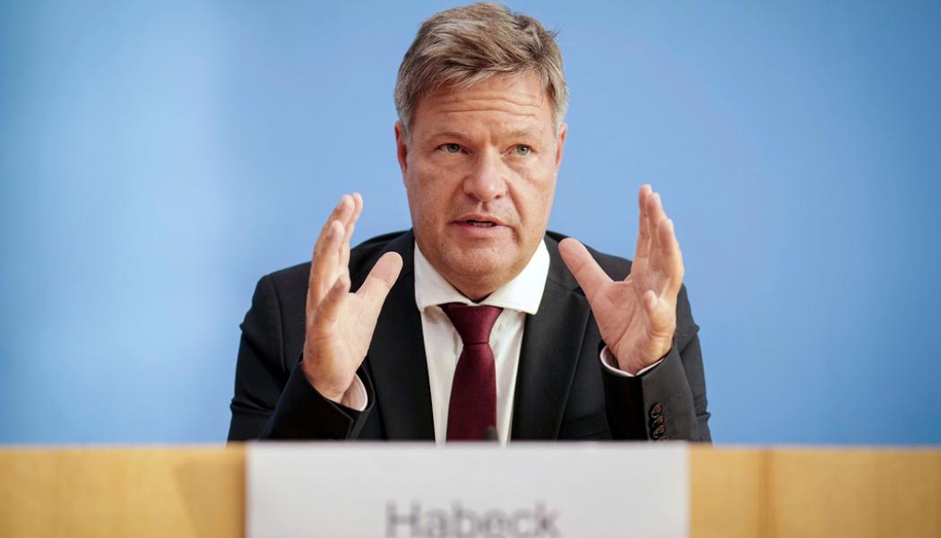 Kay Nietfeld/AP/TT: Robert Habeck, Tysklands näringsminister.