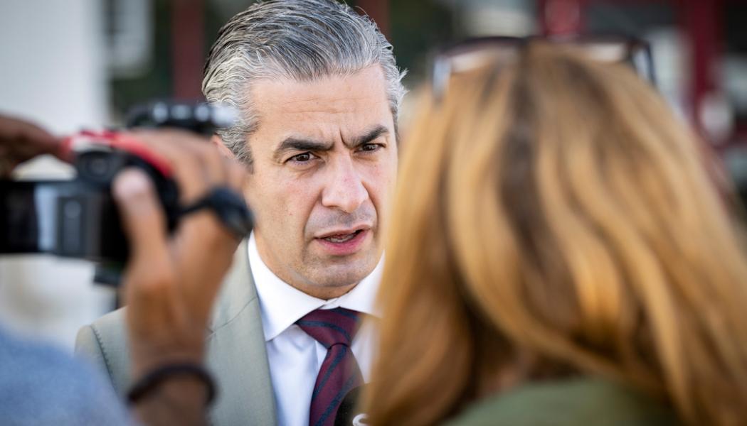 Johan Nilsson/TT: Energiminister Khashayar Farmanbar (S). Arkivbild.